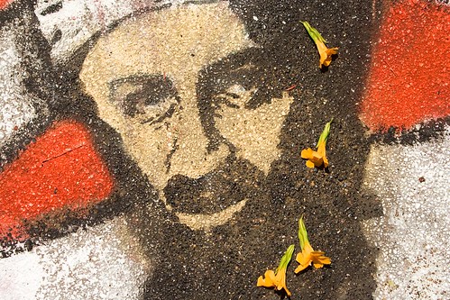 bin laden stencil. Bin Laden was shot (with my