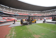 Segundo día de montaje - Estadio Azteca 12