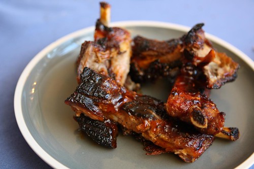 Slow Cooked St. Louis Ribs with FunniBonz Barbecue Sauce