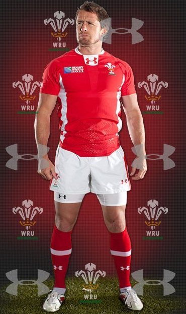 Adidas World Cup Jacket. New Rugby World Cup kit for Wales. “Holy cow, can the Under Armour logo get