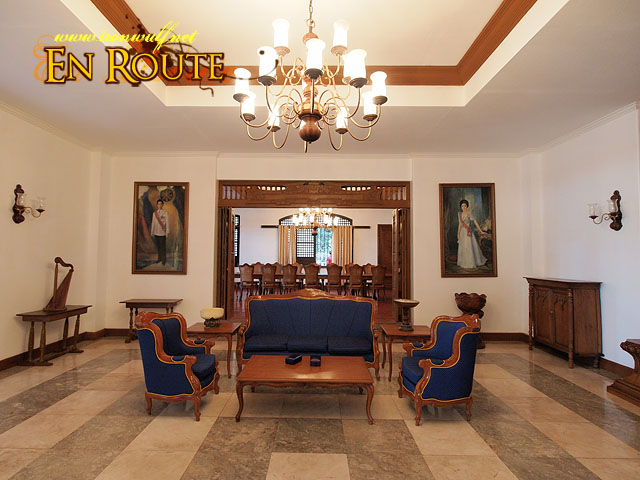 The elegant interiors at the reception area