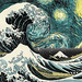 The Great Wave off Kanagawa/ Starry Night