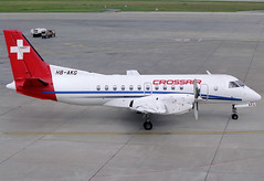 Crossair Saab 340B HB-AKG GVA 14/06/1993