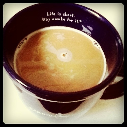My coffee mug says it all today.