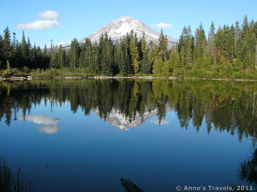 Mt. Hood reflected in Mirror Lake, Mount Hood National Forest, Oregon