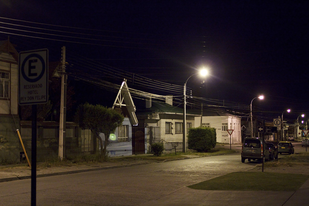 Midnight departure from Punta Arenas