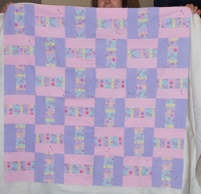Debbie W's baby rail quilt