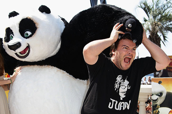 Jack Black being Crushed by po