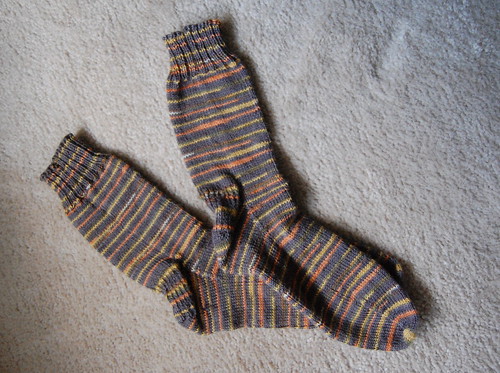 FO: Dad's Father's Day socks