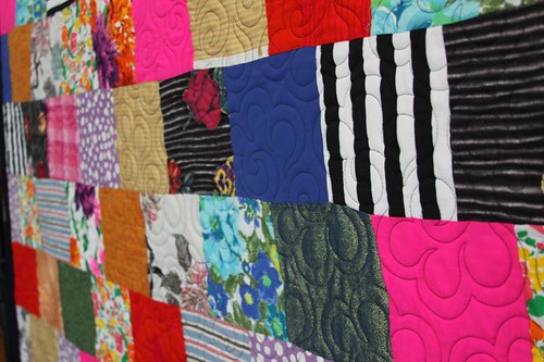 mamaka mills recycled quilte, custom memory quilts, recycled fabric quilt 5