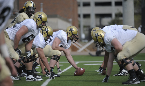 365@VU: 81 - Vanderbilt football team holds first Spring practice in full pads at the John Rich practice facility.
