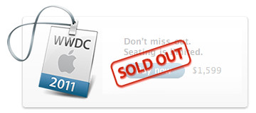 Apple WWDC 2011 tickets sold out