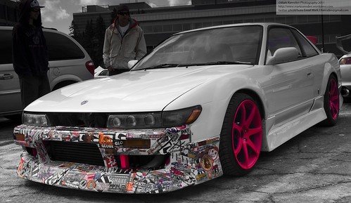 15 Nissan Silvia pink wheels boozysmurf Tags nissan ottawa stickers