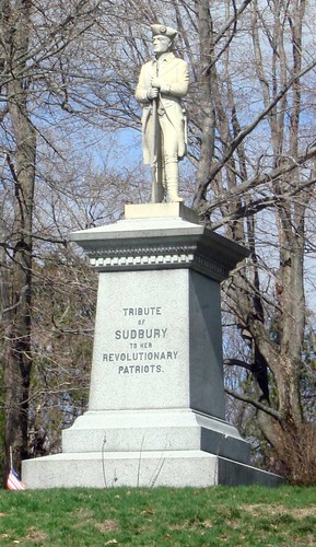 Revolutionary War Monument in Sudbury by midgefrazel