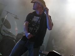 Chris performing with RevCo