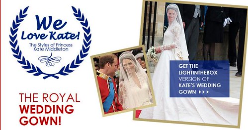 Copy of royal wedding gown available in China 2 hours after the wedding