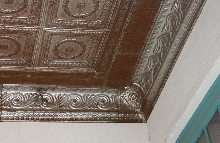 Hammered Tin Ceiling