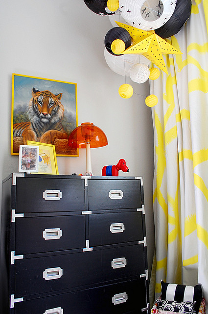 Nusery of design-crisis - 2, Nursery Room Home Ideas in Black and Yellow