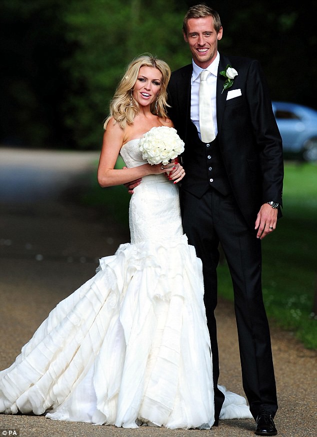 Nice day for a WAG wedding as Peter Crouch ties the knot with Abbey Clancy  1