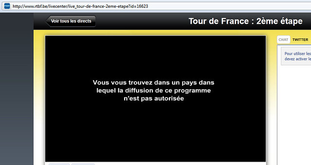 Tour de France  2ème étape en live  RTBF - Mozilla Firefox 03072011 94001 AM