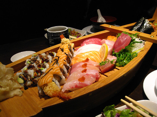 Sushi boat platter