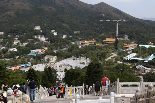 Looking down the from 'Big Buddha'