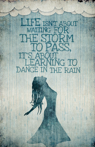 people dancing in rain. dancing in the rain