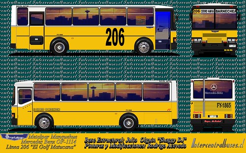 206 Metalpar Manquehue MBB OF1114 by Yakobus by InterCentralBuses