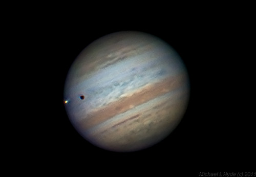 Jupiter and Io 090910 by Mick Hyde