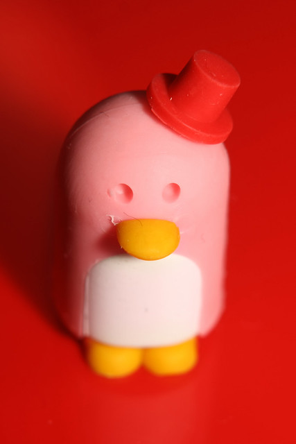 Day 240 - Pink Penguin Eraser