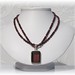 Vintage Garnet Pearl Necklace  and Large Garnet Pendant