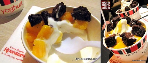 Frozen Yoghurt - Mango + Brownie Bits