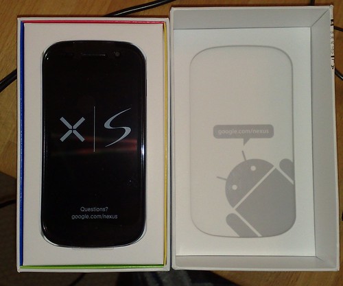 Unpacking Google Nexus S II