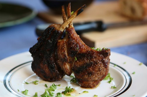 Grilled Grass Fed New Zealand Lamb