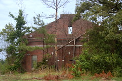 Jenkinsville School Auditorium Ruins