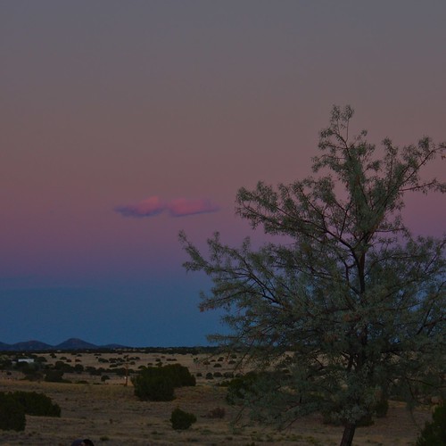 Sunset over Santa Fe, NM