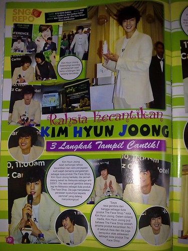 Kim Hyun Joong Epop Malaysian Magazine January 2011 Issue