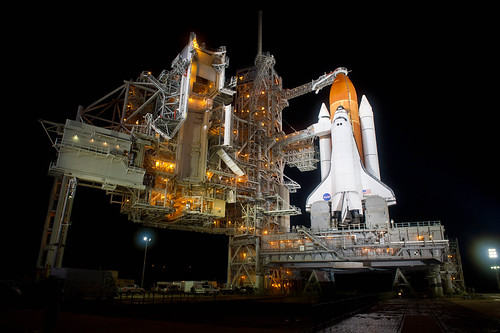 the space  shuttle