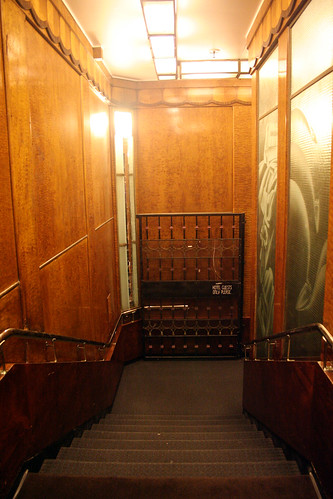 Queen Mary - Staircase From Aft Elevators