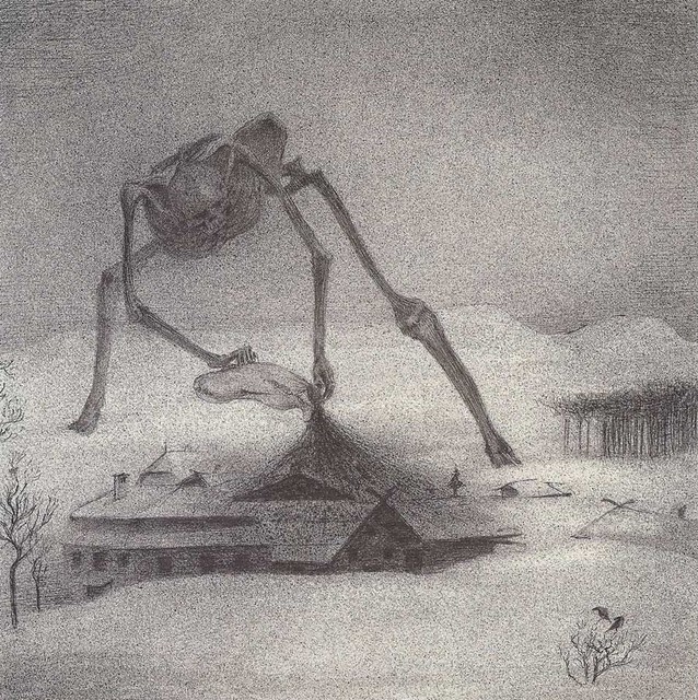 Alfred Kubin - Epidemic, 1900-01