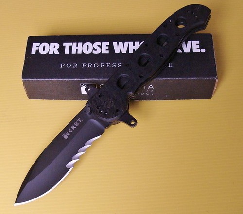Columbia River M21 Carson Special Forces Black G10 Handle 3.875" Combo Edge