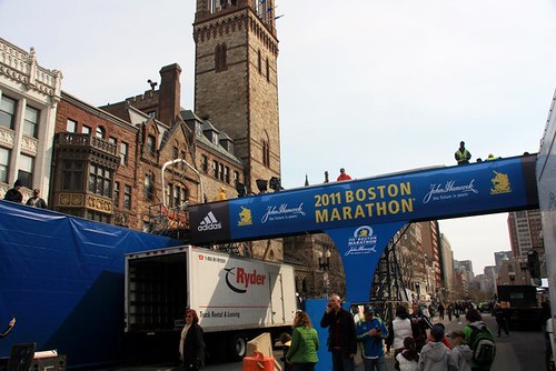 boston marathon finish line map. Boston Marathon Finish Line,