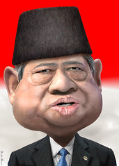 Susilo Bambang Yudhoyono - Caricature