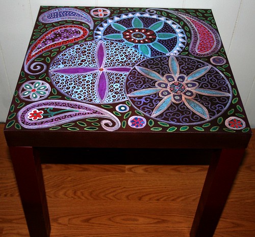 Table 18'' x 18'' x 17.7'' by Rick Cheadle Art and Designs