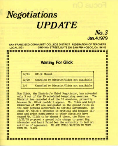 Jan. 4 1979 flyer