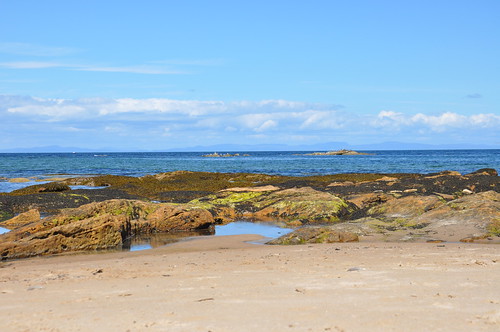 Hopeman Beach looking out on to the Moray Firth