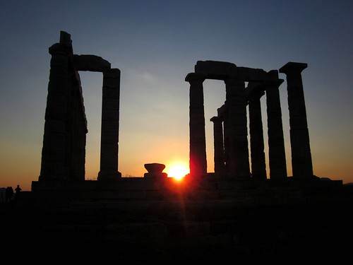Temple of Poseidon - Sunset