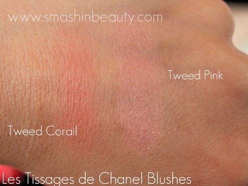 Chanel Joues Contraste Blush Swatches