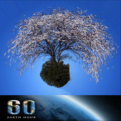 26 March 2011 lights go off for Earth Hour * 26 de marzo, apaga la luz ....enciende el planeta by jacilluch