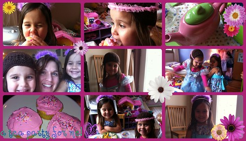 tea party collage